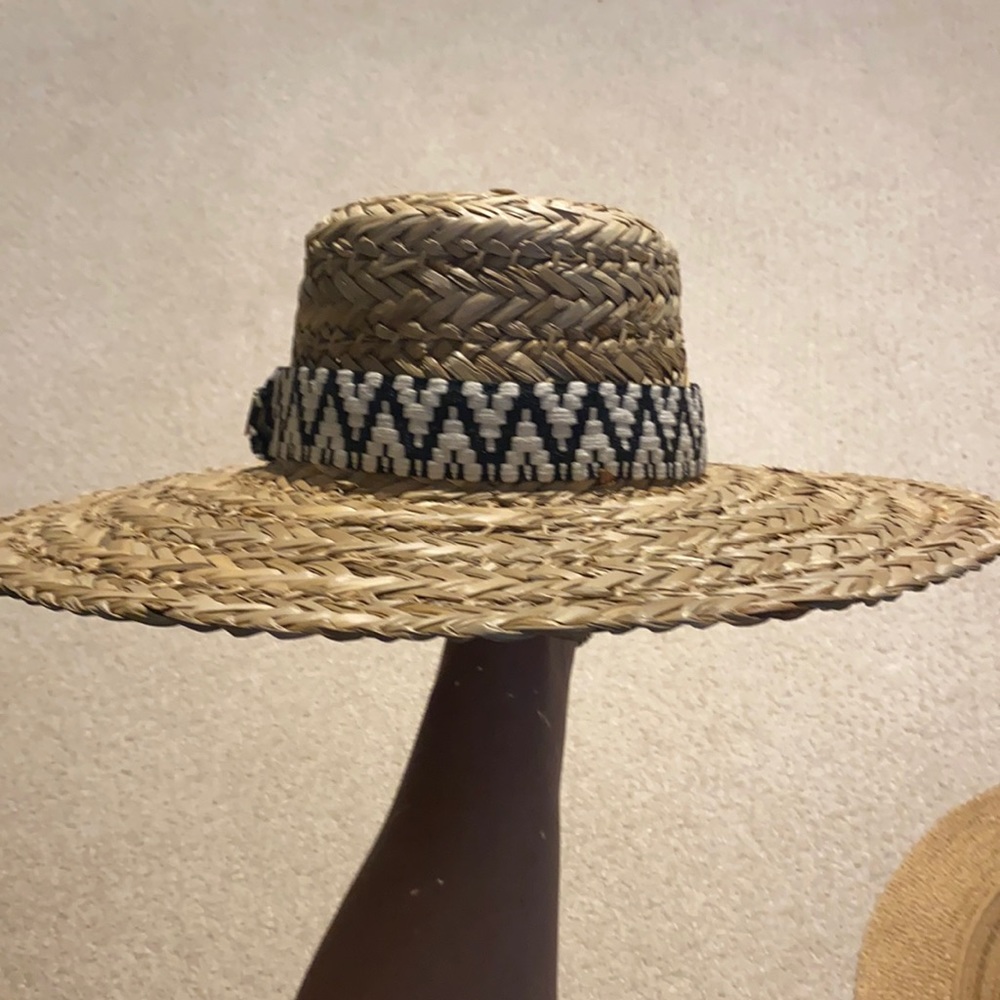 Large Straw Hat - image 1